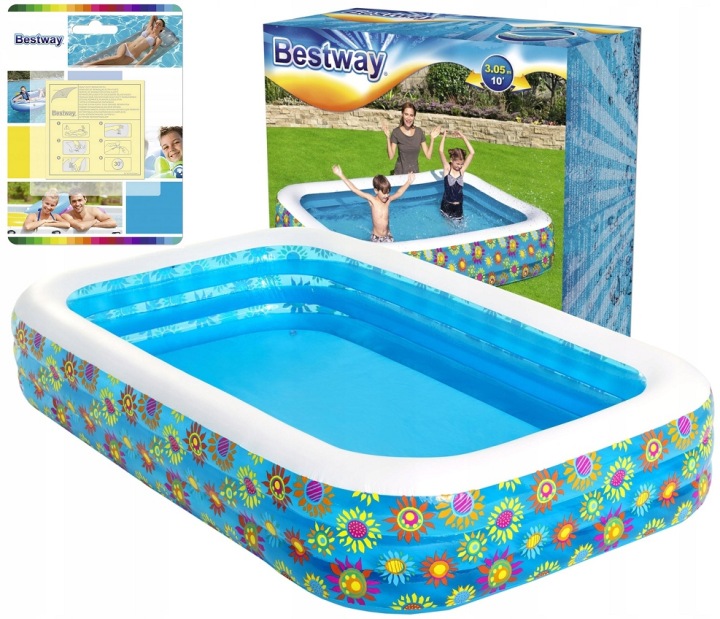 Detský nafukovací bazén Bestway 54121 305 × 183 × 56 cm, 1161 l