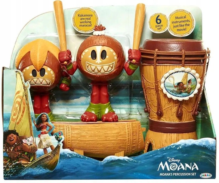 Disney Moana Kakamora – Veľká bubnová sada 6-dielna pre deti 3+