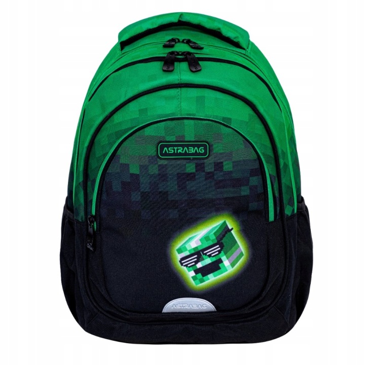 Školský batoh AstraBag Pixel Hero AB330 20 l 3 priehradky A4 pre chlapcov 1.–3. ročníka