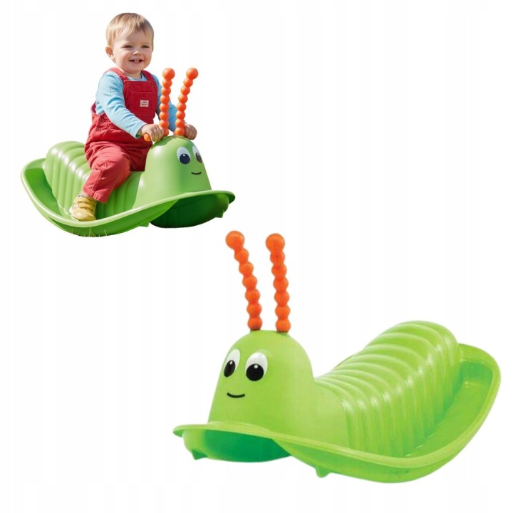 Húsenica Baby Rocker detská hojdačka z odolného PP plastu 85×46×47 cm, nosnosť 30 kg, interiér/exteriér