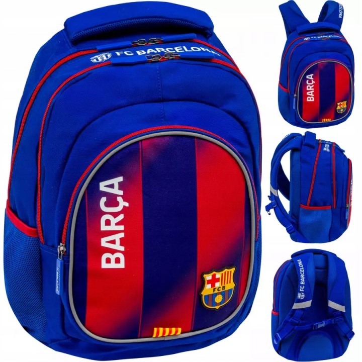 Školský batoh FC Barcelona AB330 3 priehradky A4 Ergoback pre školákov