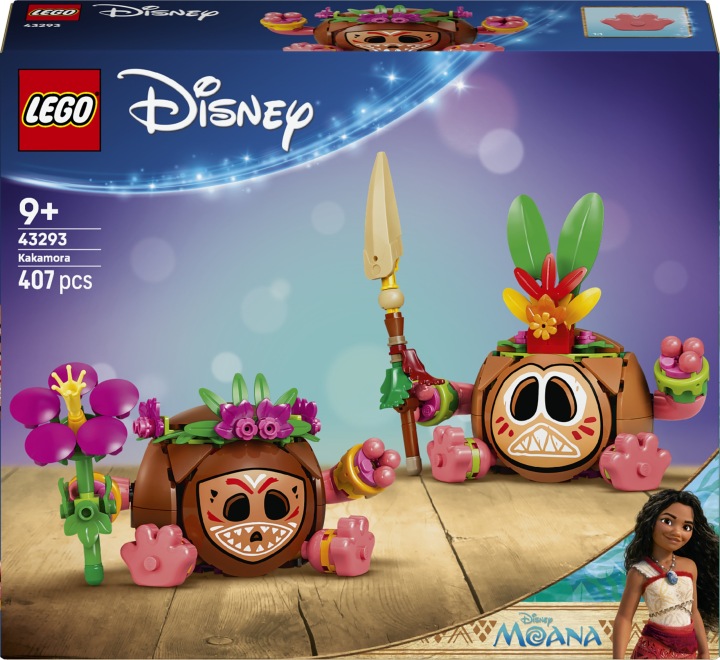 LEGO® Disney Moana Kakamora 43293 – stavebnica s 2 figúrkami, 407 dielikov