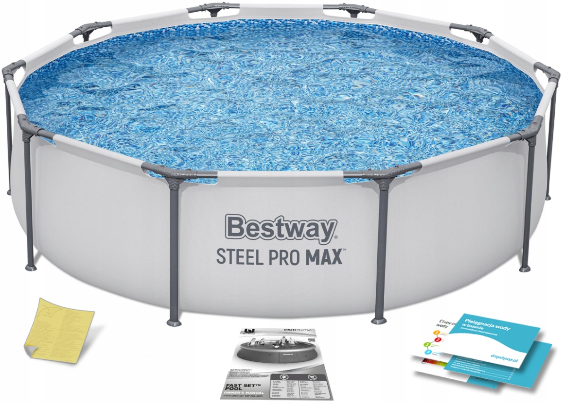 Bestway Steel Pro Max 56406 – rámový bazén 305 × 76 cm, 4678 l, DuraPlus™ FrameLink™