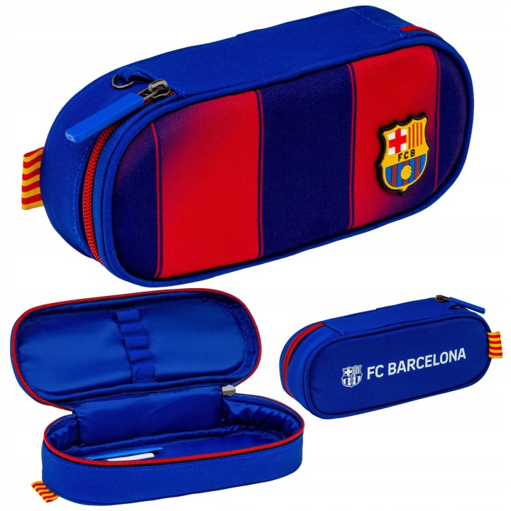 Školský peračník pre chlapcov FC Barcelona Young jednokomorové vrecko 22 × 11 × 5,5 cm