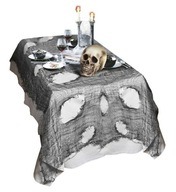 Halloweenske stolové dekorácie
