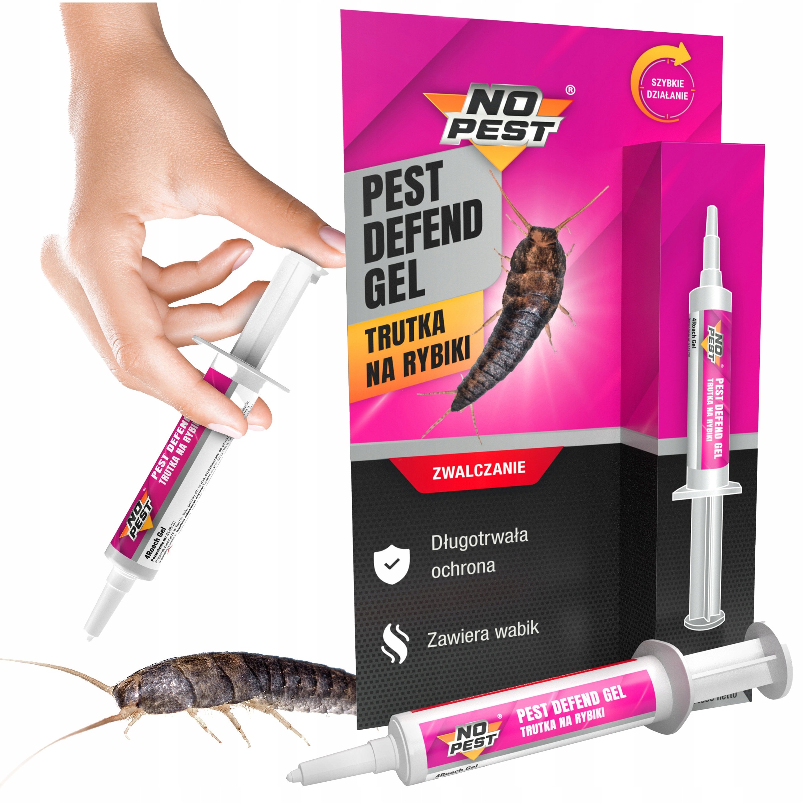 No Pest® Past Defend Gel 10 g – gélová návnada proti striebristkám a rybenkám s cypermetrínom