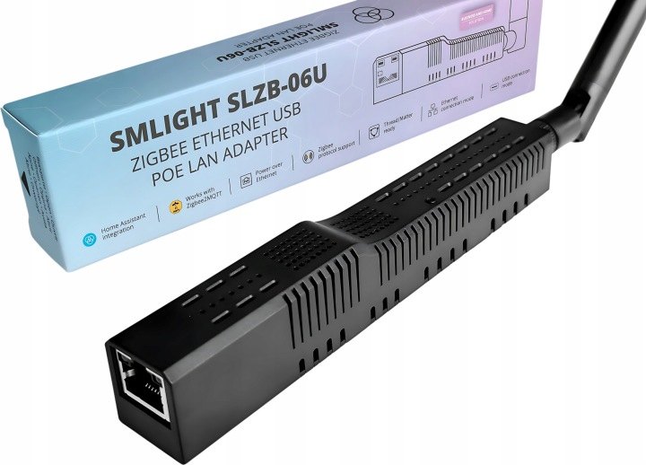 Koordinátor SMLIGHT SLZB-06U pre Zigbee a Thread s PoE