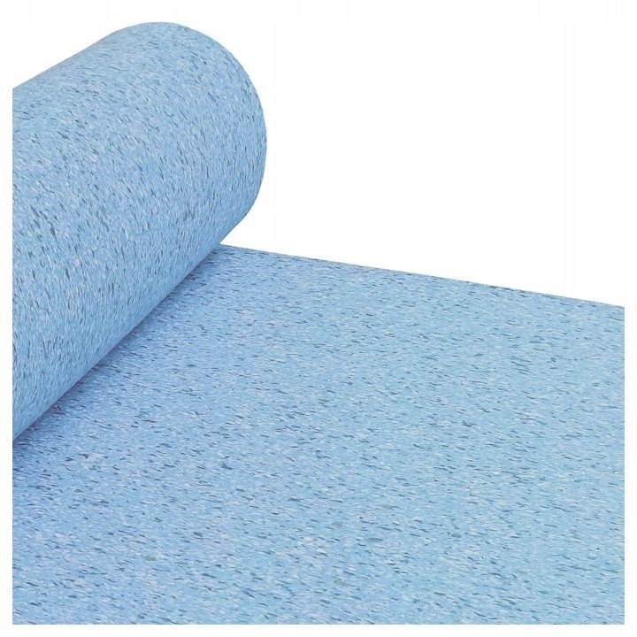 Modrá penová podložka Organika Pianomat 10 mm, 11 m²