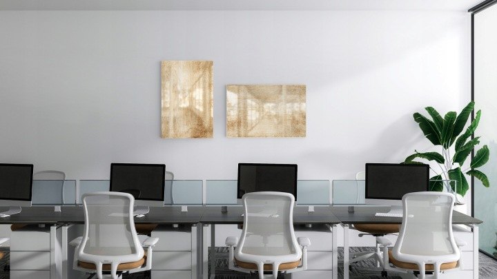 Magnetická tabuľa ALLboards METALboards drevo 60 × 40 cm