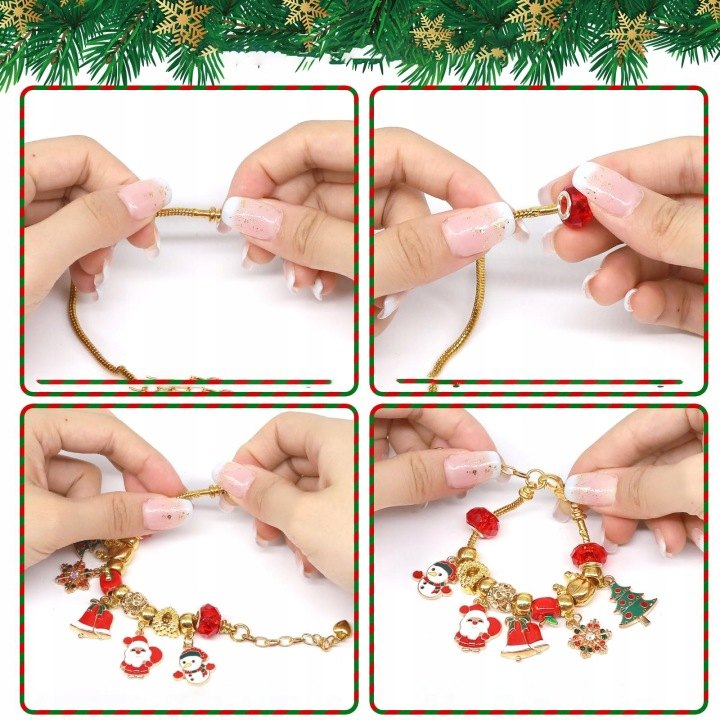 Modebelle adventný kalendár s 2 náramkami a 22 príveskami