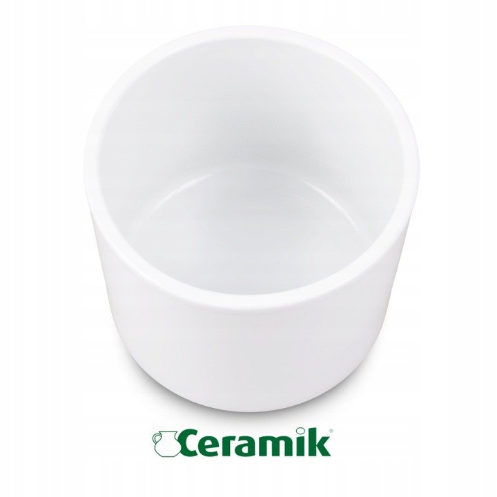 Biely keramický obal Ceramik 26 × 28 cm