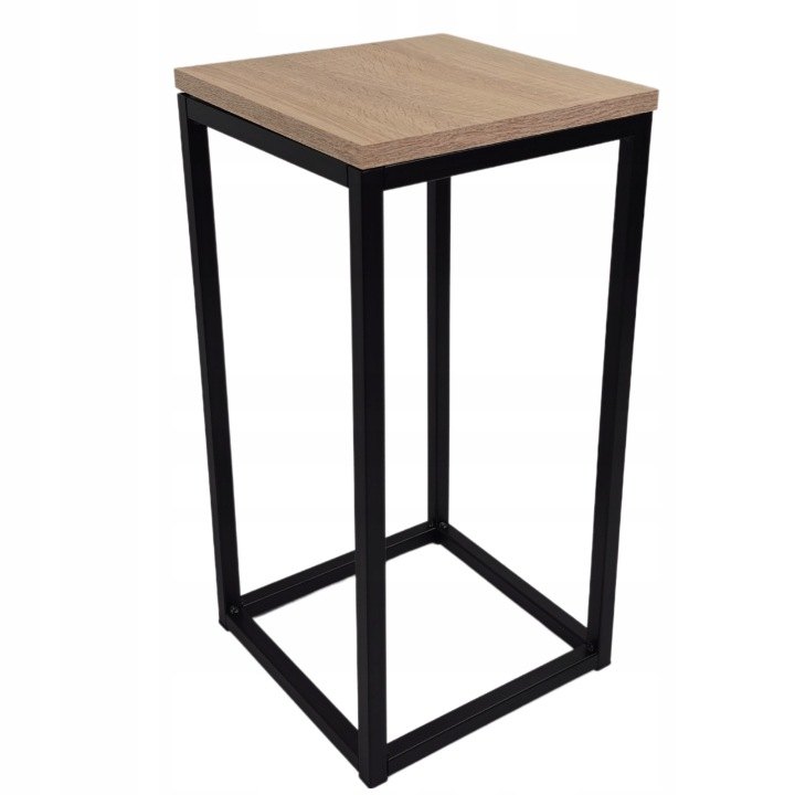 Kovový stojan MetalStyle 60 cm s doskou 30 × 30 cm