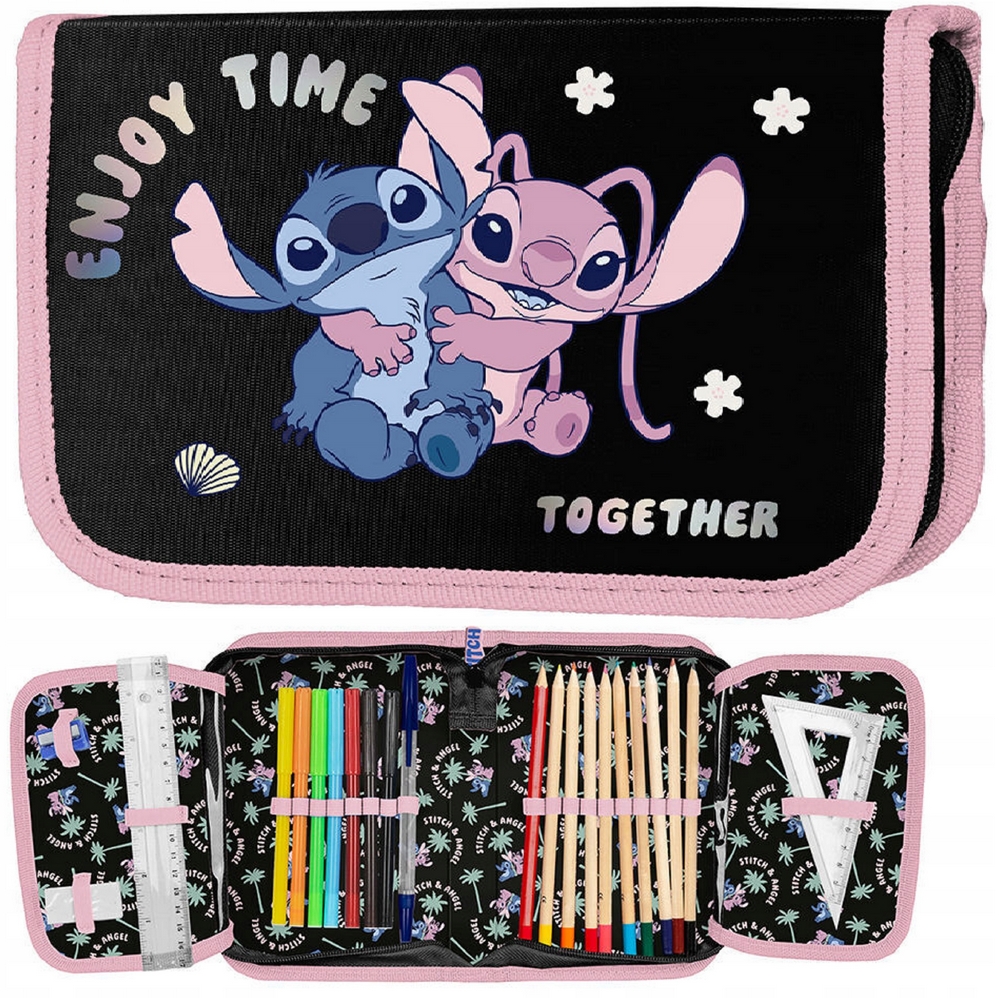 Školský peračník Stitch s vybavením