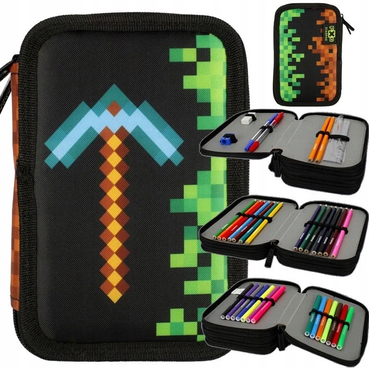Školský peračník Minecraft s vybavením
