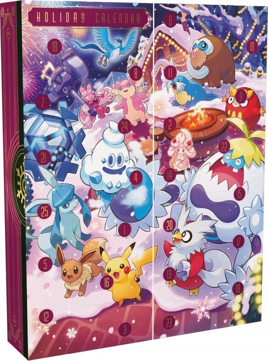 Pokémon TCG Holiday Calendar 2025 adventný kalendár
