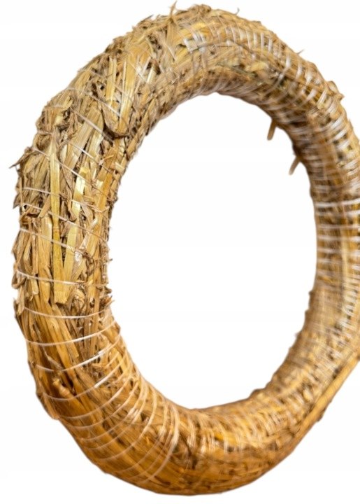 Slamený základ na veniec, 40 cm, 10 kusov