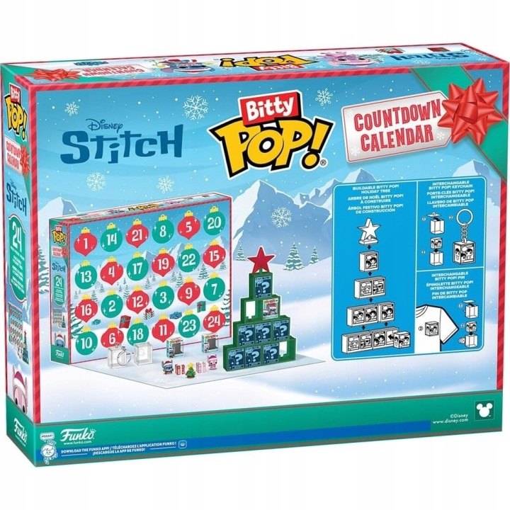 Funko Bitty Pop! Disney Stitch adventný kalendár 87002