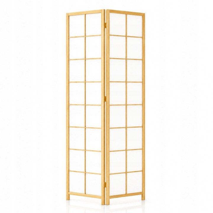 Biely paraván RIIMARE Scandi Chic J000, 2 diely 80 × 172 cm