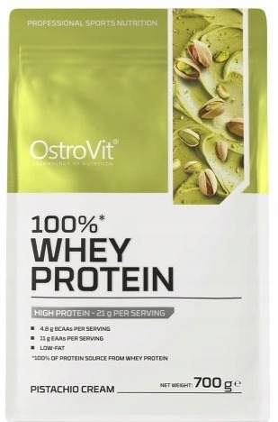 OstroVit 100% srvátkový proteín 700 g WPC 80 – pistáciovo-krémová