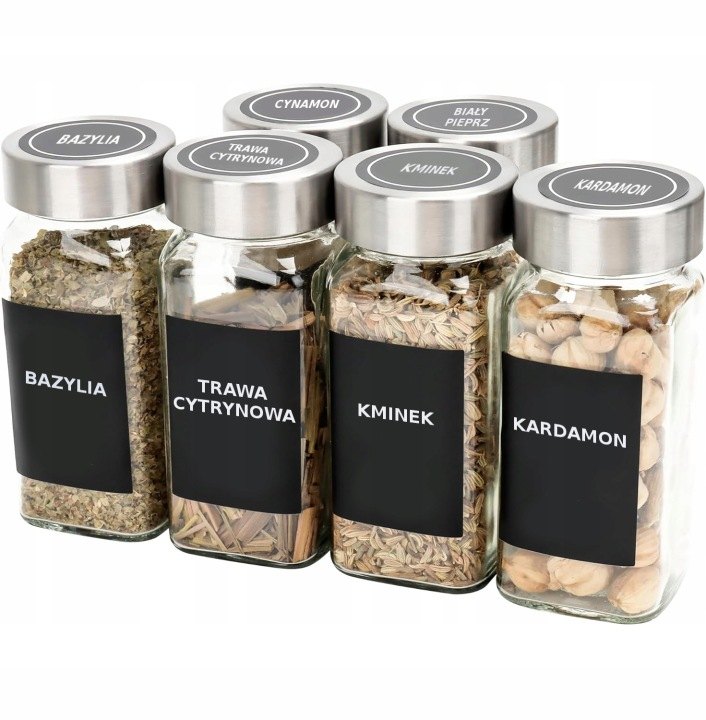 Koanni MX207 – 24 sklenených dóz na koreniny, 120 ml