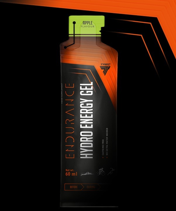 TREC Hydro Energy Gel Isotonic + Caffeine 15x60 ml – Žel Energetyczny na Rower i Sport
