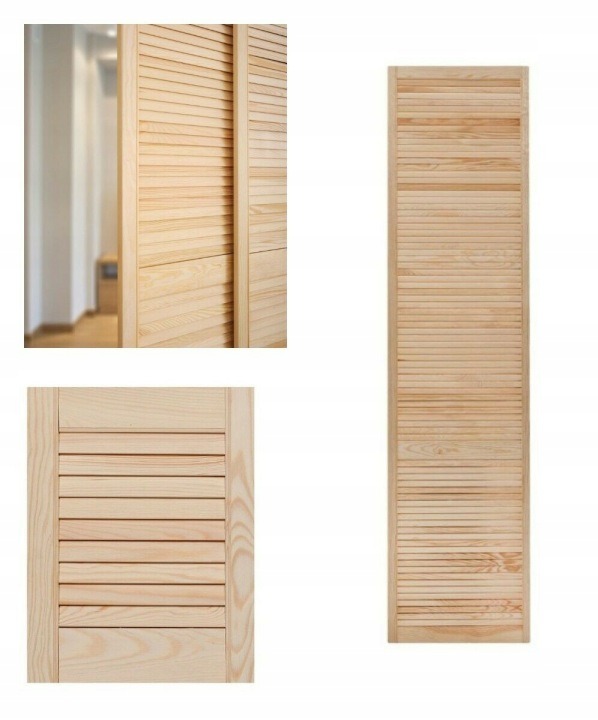 Borovicové lamelové dvierka 72 × 49,4 cm – prírodný front