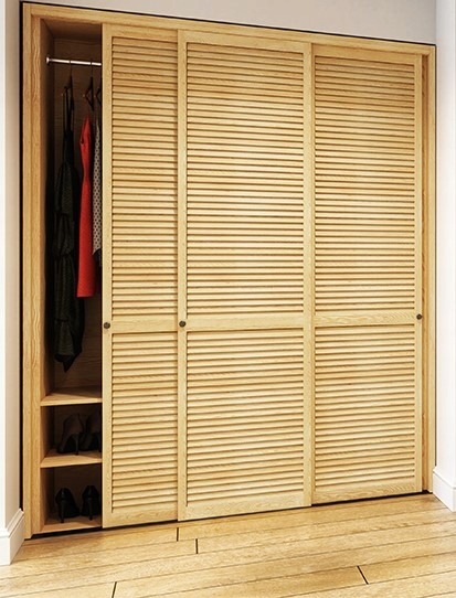 Borovicové lamelové dvierka 72 × 49,4 cm – prírodný front