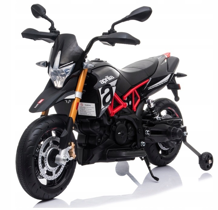 Detská elektrická motorka APRILIA 900 12V 9Ah, EVA kolesá, kožené sedadlo, LED svetlá a USB