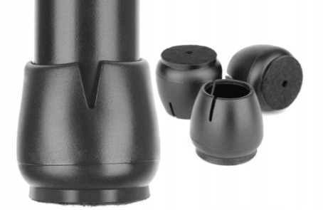 Priehľadné návleky Korbi s filcom 17–21 mm, 16 ks