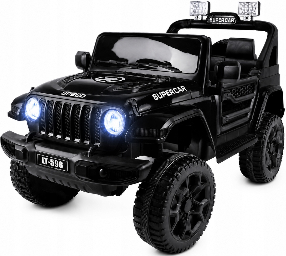 Detské elektrické auto Jeep LT Off Road 4x4 12V 9Ah, 4 motory, EVA kolesá, LED svetlá a diaľkové ovládanie