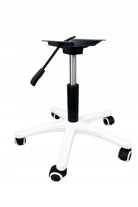 Zostava Lugano ku kreslu, biela základňa 54 cm, piest a mechanizmus