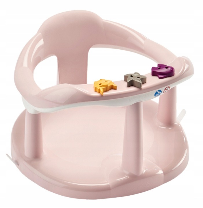 Thermobaby Aquababy sedadlo do vane pre deti ružové s prísavkami