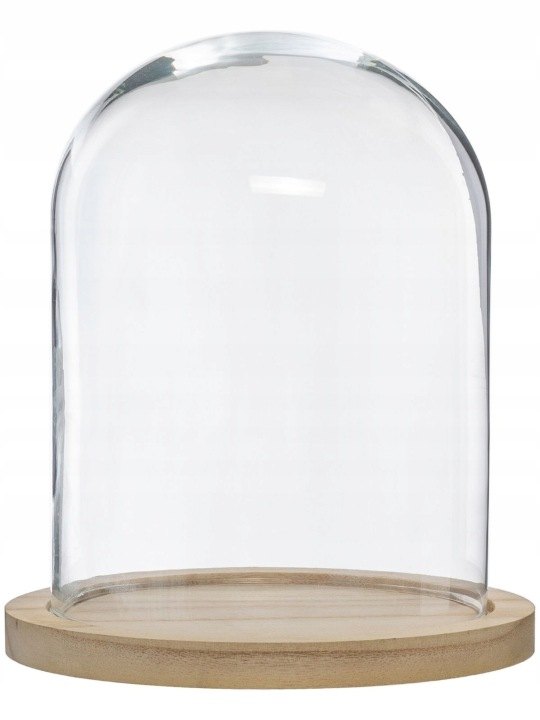 Sklenená dekoratívna kupola Atmosphera 136614A, 29,5 cm