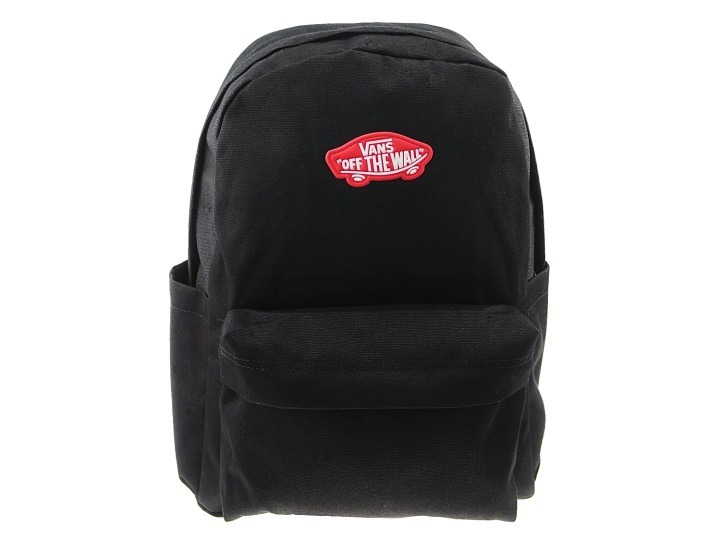 Vans Old Skool Grom VN000H56A2T čierny batoh – 18 l, školský a športový batoh s vreckom na nápoj