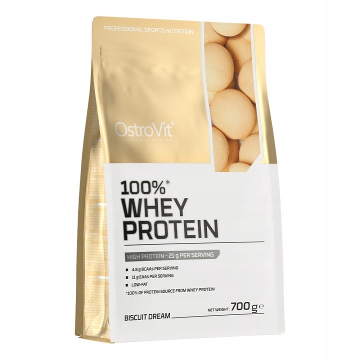 OstroVit 100% srvátkový proteín 700 g WPC 80 – sen o piškótovom ceste