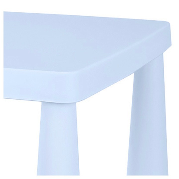 DGL Meble MAMUT – svetlomodrý detský stolík 77 × 55 × 48 cm
