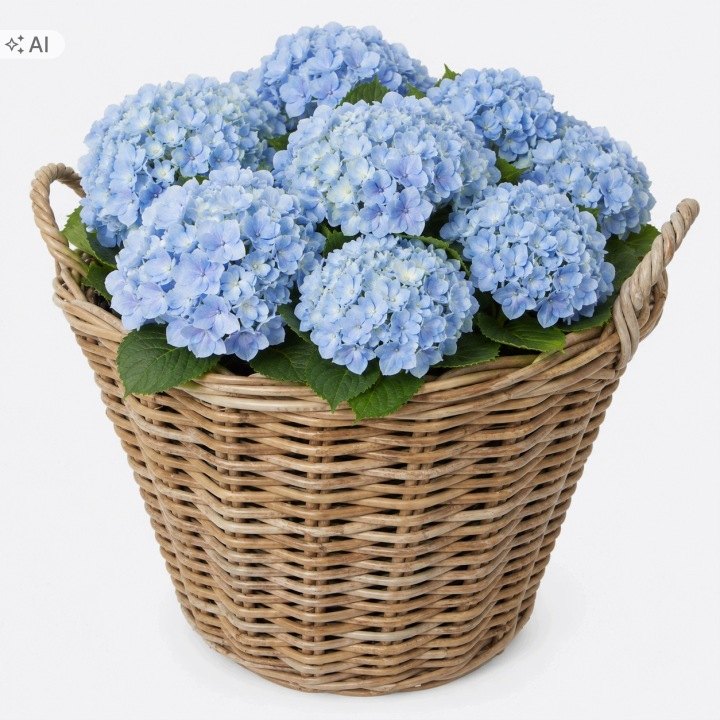 Dekoratívny prútený kôš s fóliou, priemer približne 39 cm