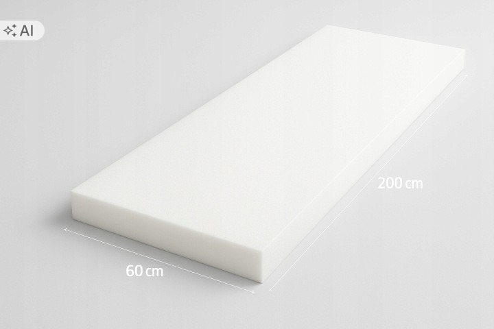 Čalúnnická polyuretánová pena T25 200 × 60 × 10 cm