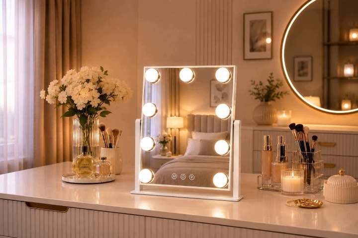 Ekspand LLK-25X30 – LED kozmetické zrkadlo 25 × 30 cm