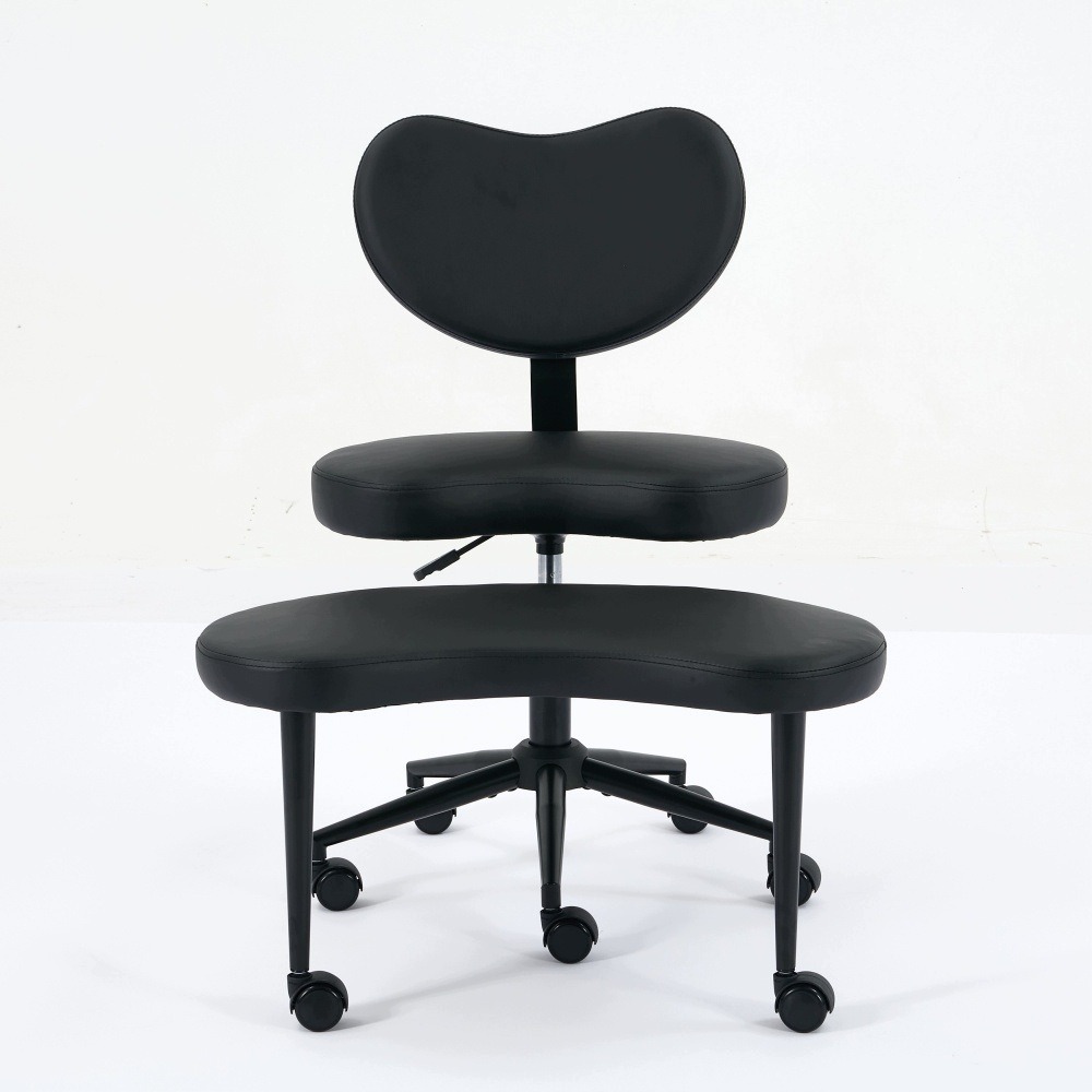 Čierna stolička Meditation Chair Plus DE1887BK