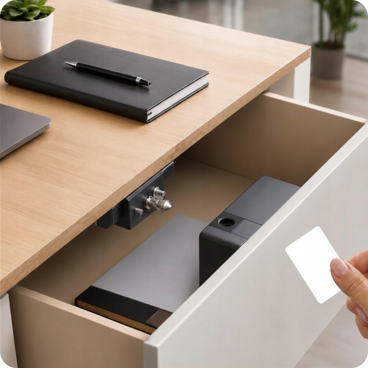Spreest CB-99 TTLock – skrytý RFID zámok na skrinku, 13,56 MHz