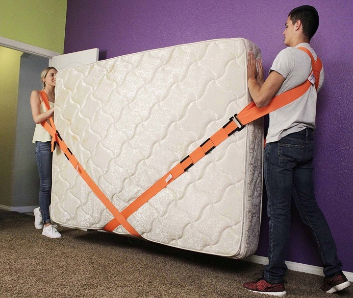 Edkar transportné popruhy na nábytok pre dvoch, nosnosť 110 kg