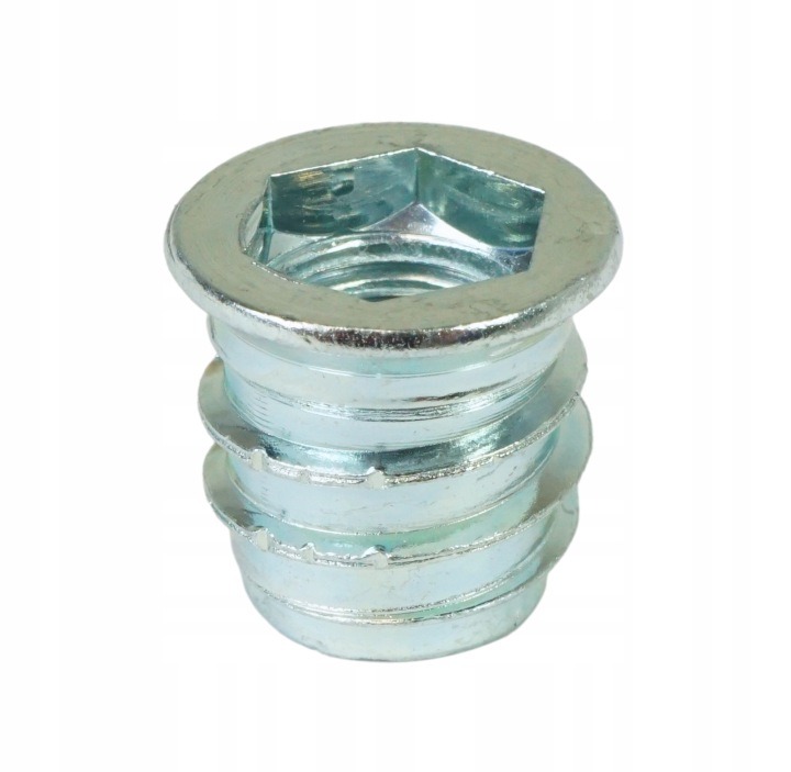 Závitové mufy WNSP M10 × 16 mm s prírubou, 100 ks