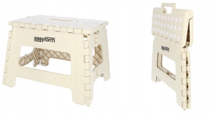 Easyform A904028 BEZ – béžový skladací stupienok, 22,5 cm