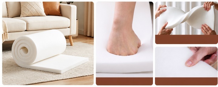 Punkttapicerski T30 čalúnnická pena 200 × 120 × 5 cm, 30 kg/m³