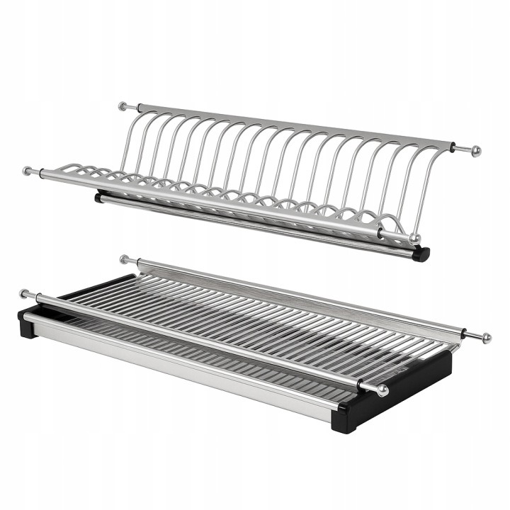 Dask Center dvojúrovňový nerezový odkvapkávač do skrinky 80 cm