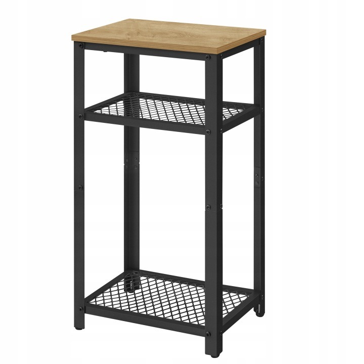 Odkladací stolík Songmics HOME LOFT s 3 úrovňami, dub artisan 40 × 30 × 75 cm