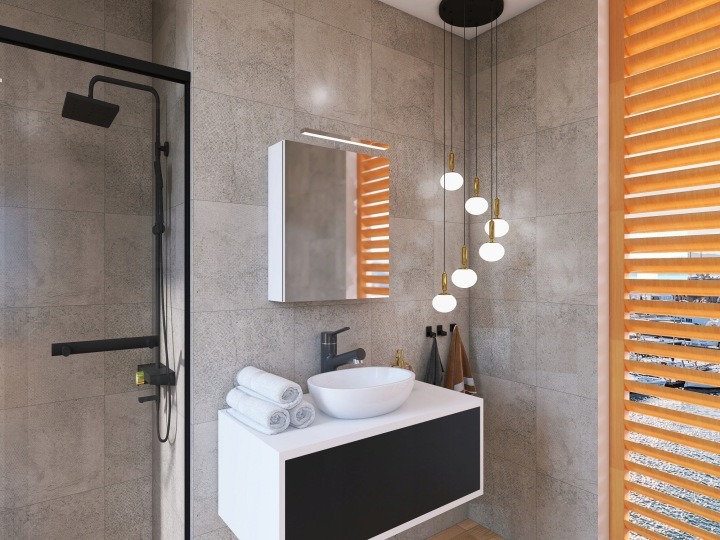 Biela zrkadlová kúpeľňová skrinka Better Home s LED 50 cm
