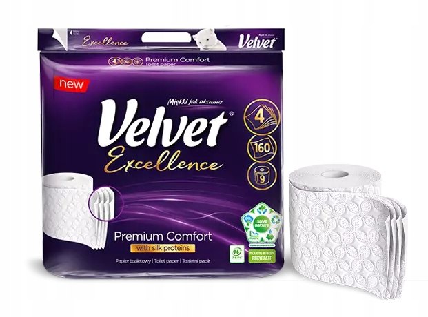 Toaletný papier Velvet Excellence 45 roliek