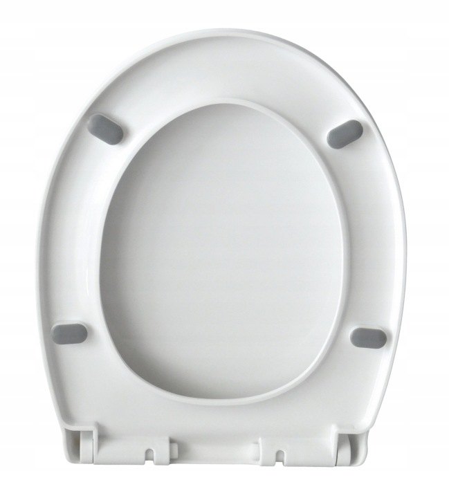 Estiva 11 biela WC doska 37,3 × 43,5 cm s pomalým sklápaním